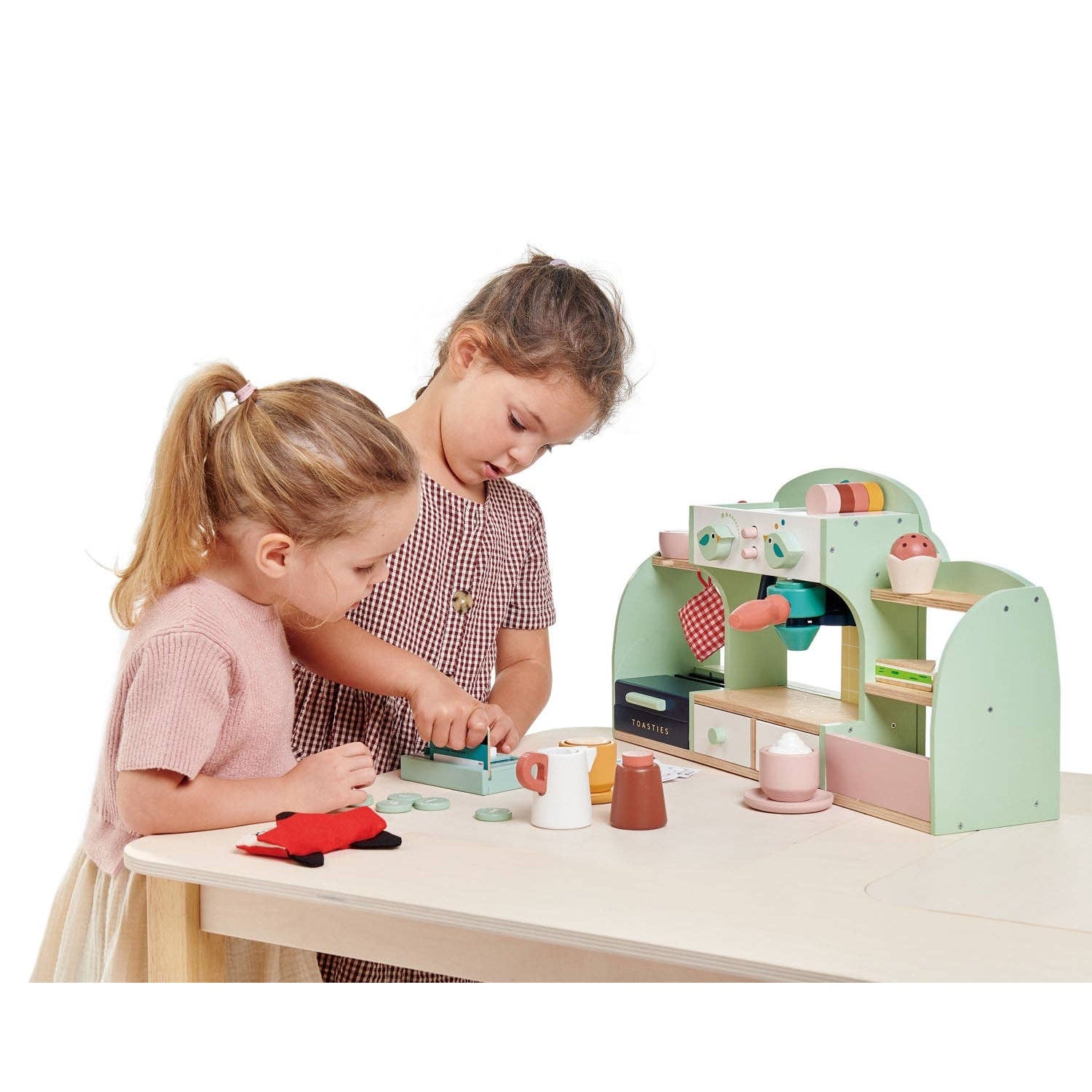 Wooden Play Money Pay Pack & Card Reader Terminal - Imagination Wooden Toys