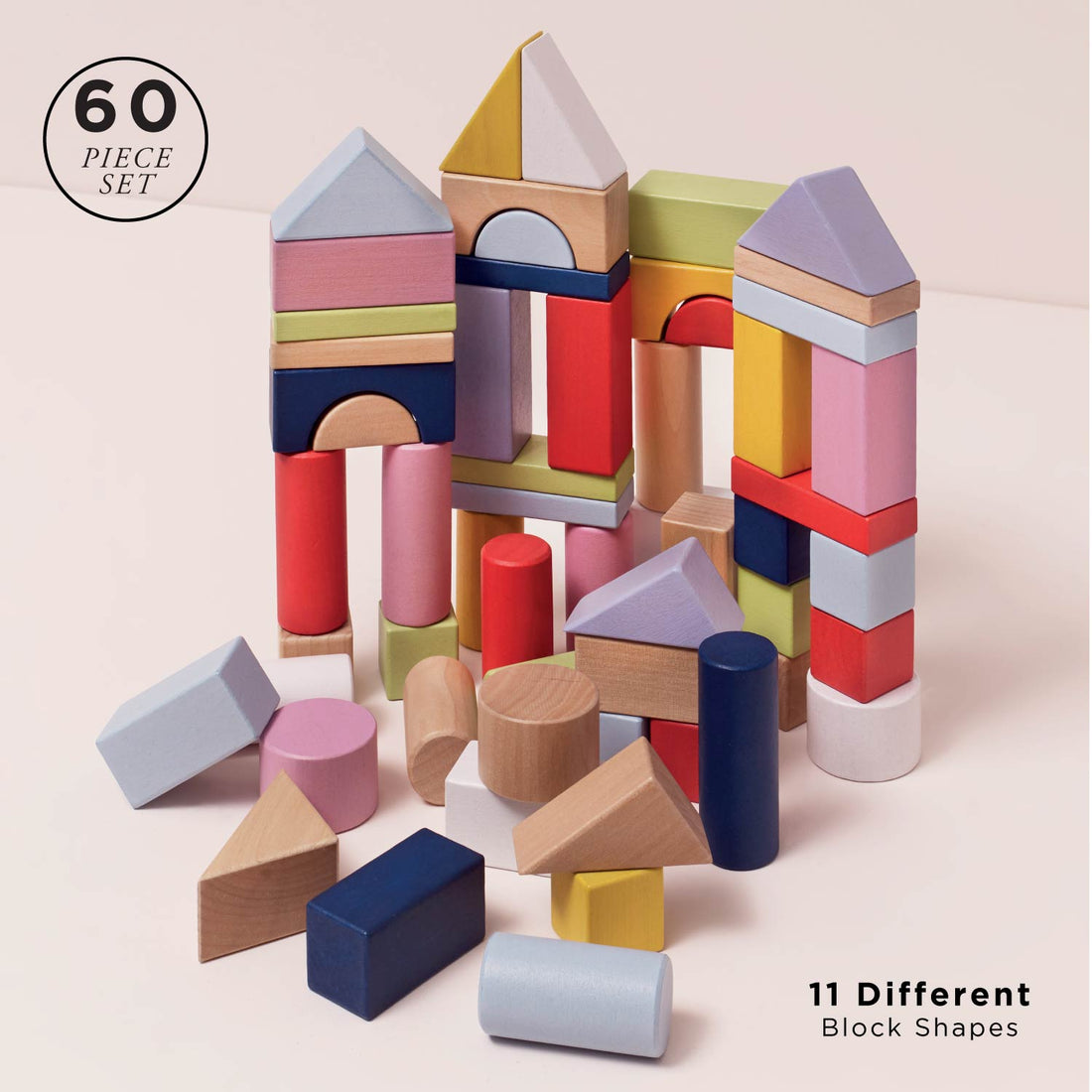 Le Toy Van Colourful Wooden Building Blocks