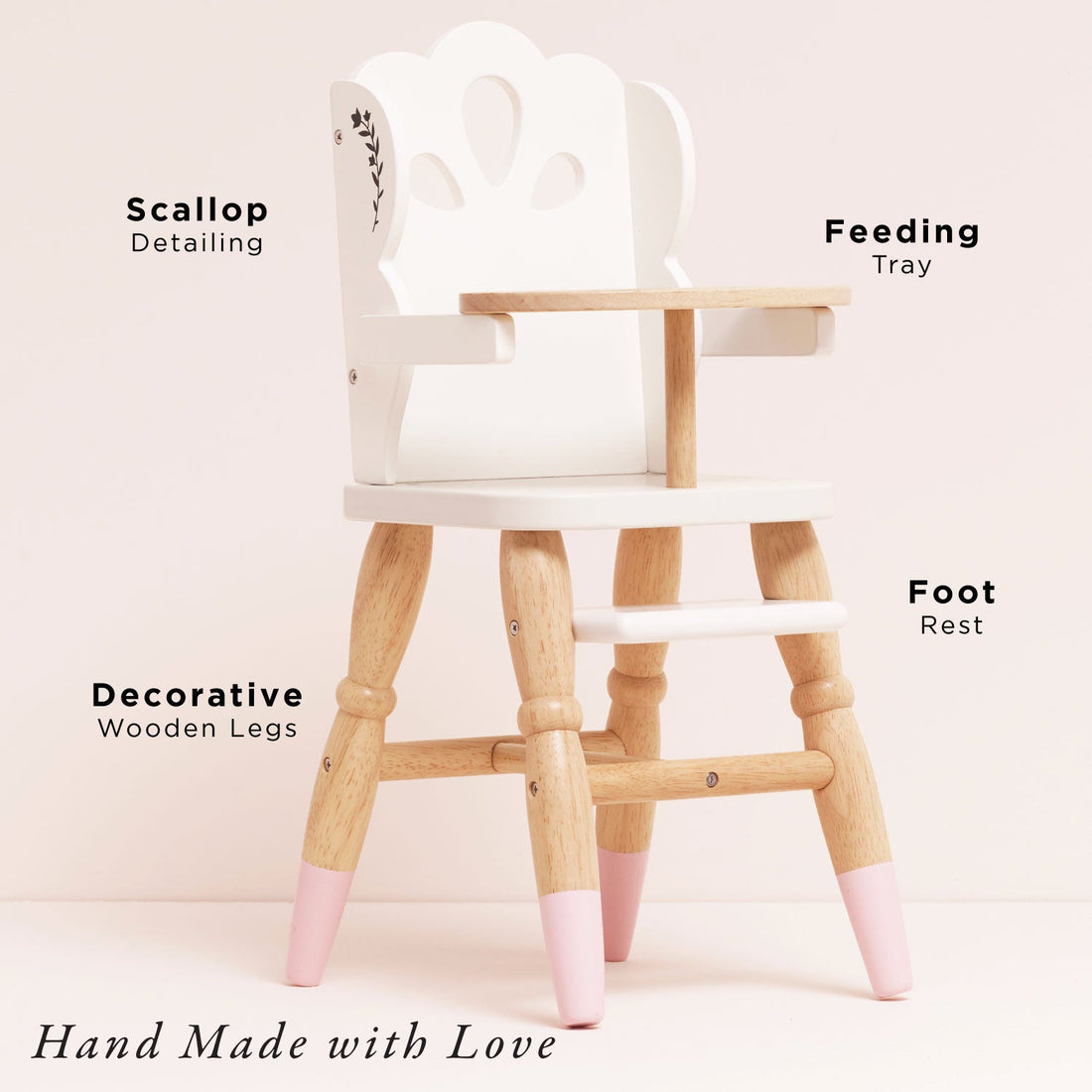 Le Toy Van Dolls Wooden High Chair
