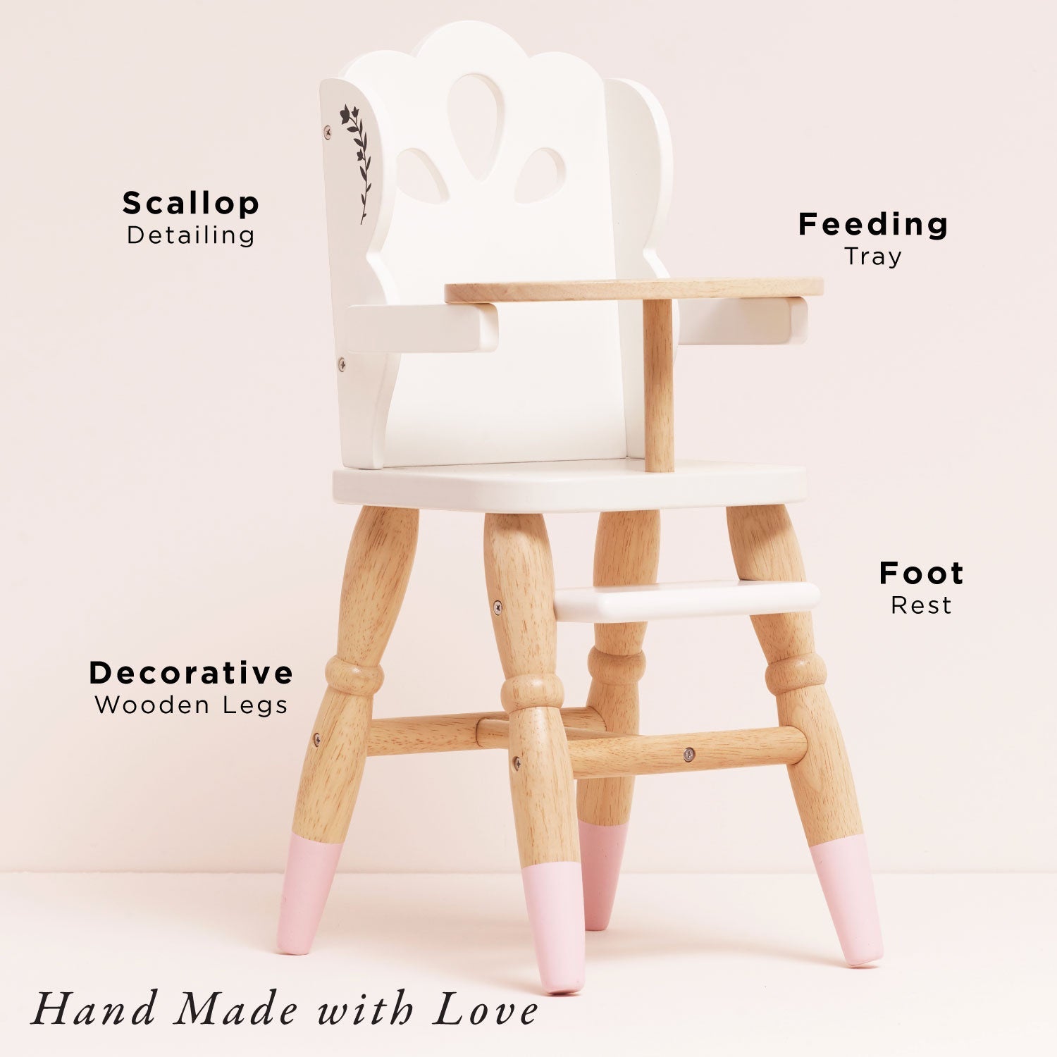 Le Toy Van Dolls Wooden High Chair