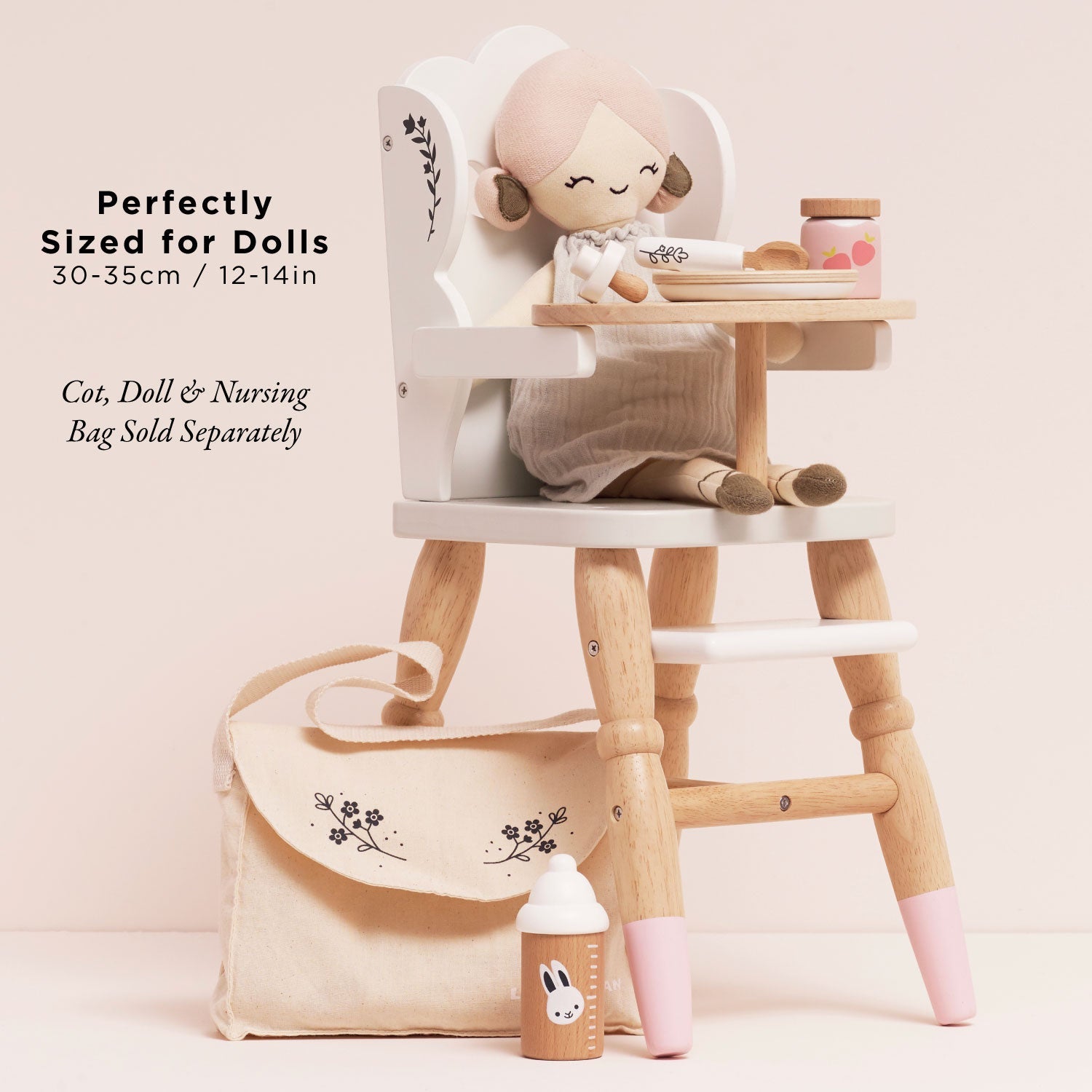 Le Toy Van Dolls Wooden High Chair