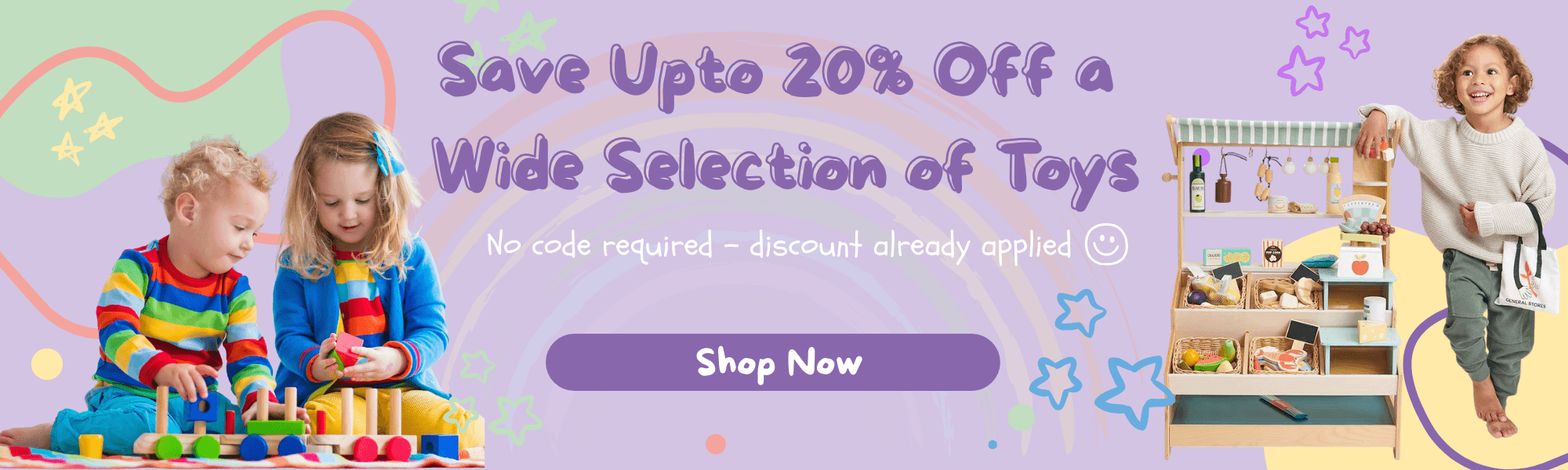 Save upto 20% off a wide selection of toys1621243260e1af0c20-2