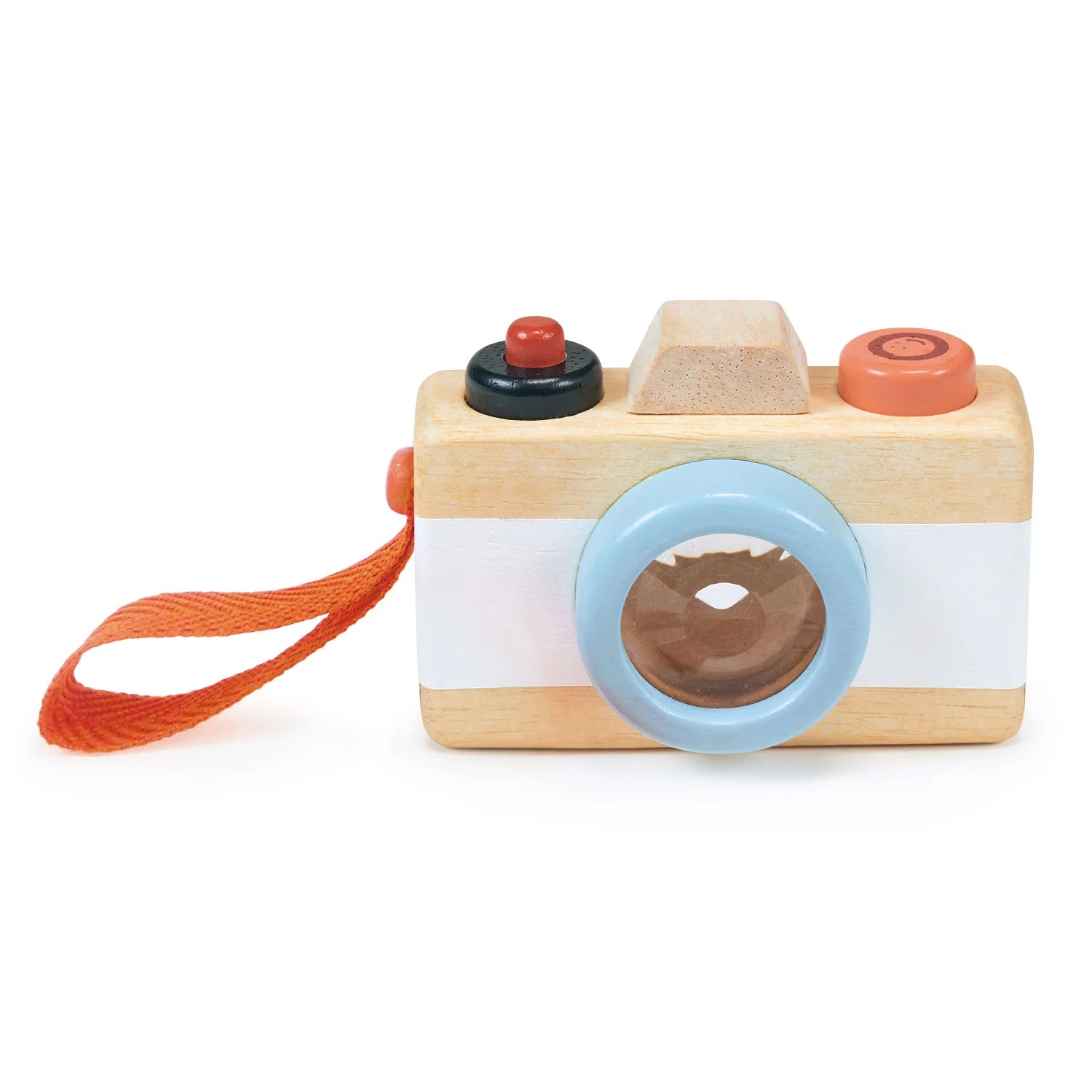 Small Wooden Toy Photo Camera with Kaleidoscope Lens - Mentari ...